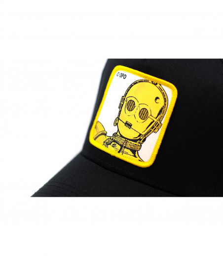 black C-3PO cap black C-3PO cap